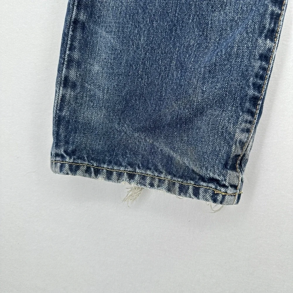 Polo Ralph Lauren Selvedge Jeans Mens 32x32 Blue 100% Cotton Hampton‎ Straight